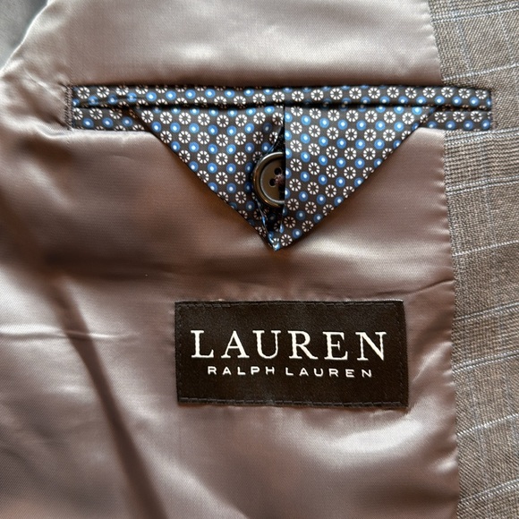 NWT Ralph Lauren Boys Charcoal Plaid Blazer - Size 12 - Picture 5 of 5